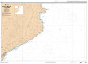 Carte SHOM 7663L - du Cap de Barcelona au Cap Cerbere