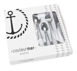 Couverts Anchor Couleur Mer