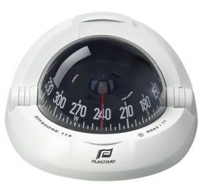 Compas Offshore 115 Plastimo - Blanc rose conique