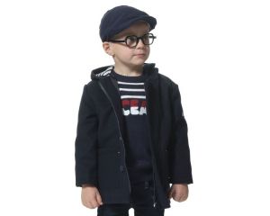 Manteau Enfant Zippé Rafael Hublot Bleu marine
