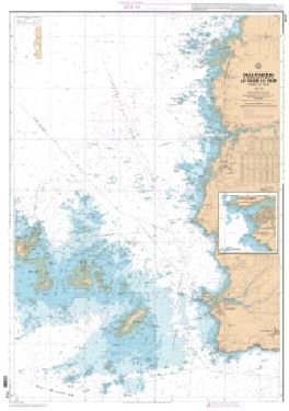 Carte SHOM 7122L - de la Pointe de Saint-Mathieu au phare du Four - Chenal du Four