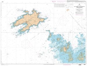 Carte SHOM 7123L - Ile Molène - Ile d'Ouessant - Passage du Fromveur