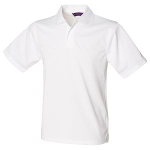 Polo Coolplus® Homme Henbury - Blanc