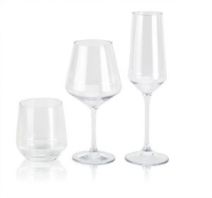 Set Verres Maldives Tritan Couleur Mer