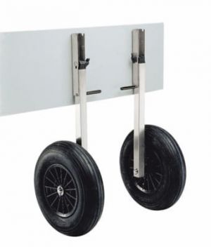 Roue sur tube inox 304L Plastimo 