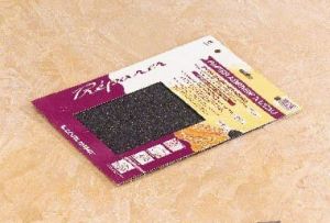 Feuilles abrasives à l'eau
