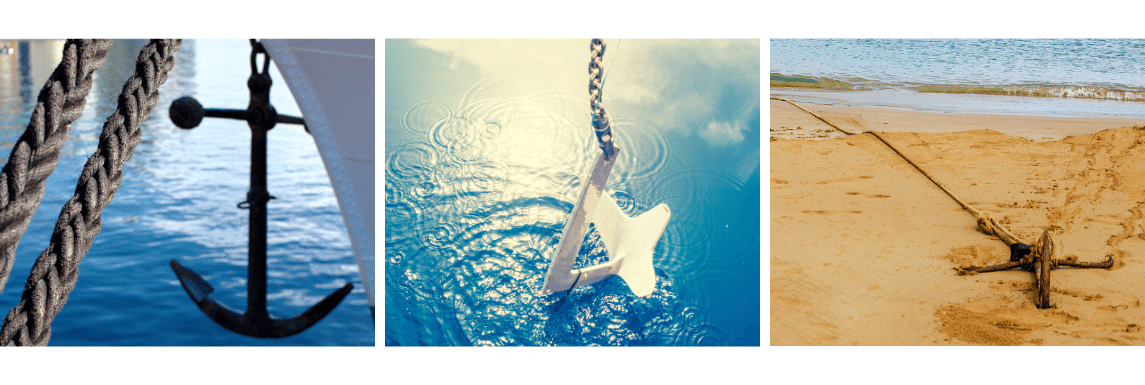 Differents types d&rsquo;ancre bateau