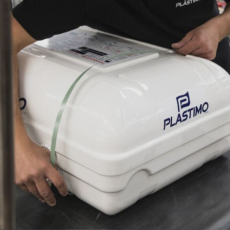 Radeau de survie Plastimo en container